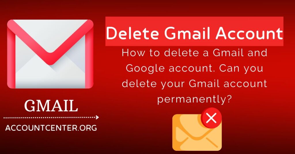 delete gmail account