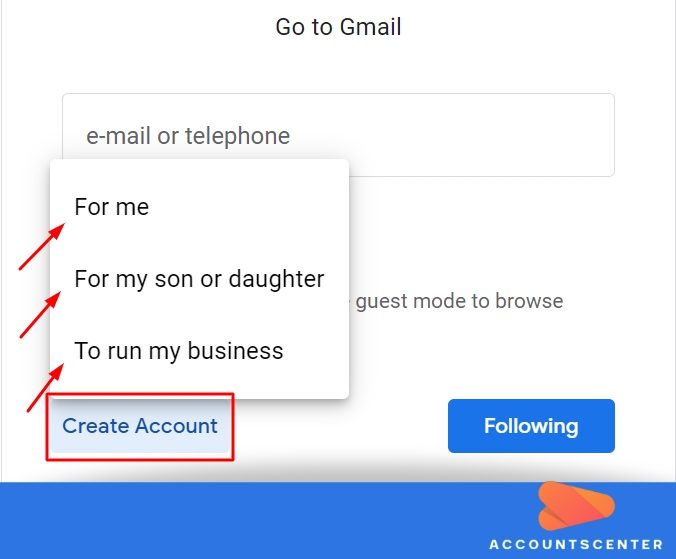 Create-an-account-on-gmail